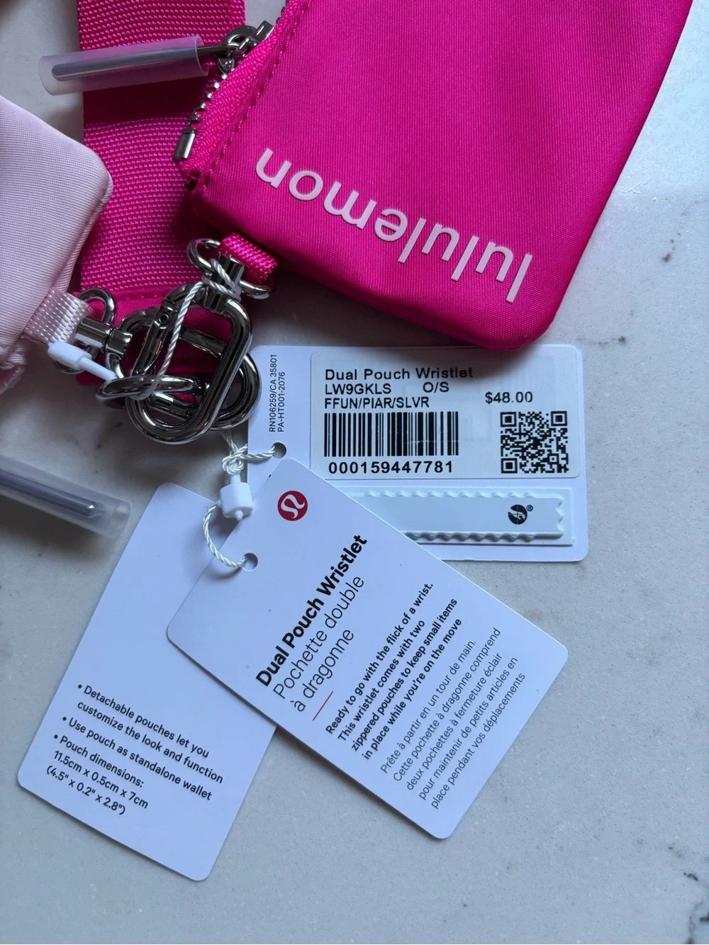 Lululemon Essentials Gift Set–Wristlet, Bottle, Bottle Bands + Tote $109 Value